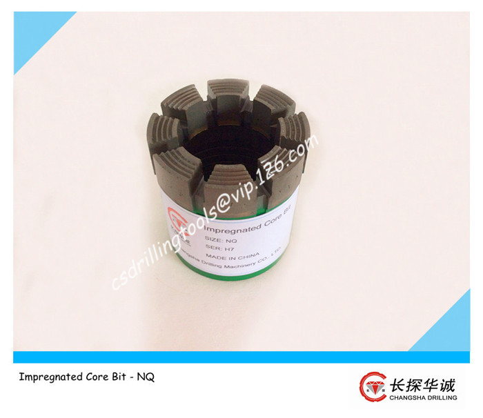 NQ Impregnated diamond core bit NQ Impregnated diamond core bit
