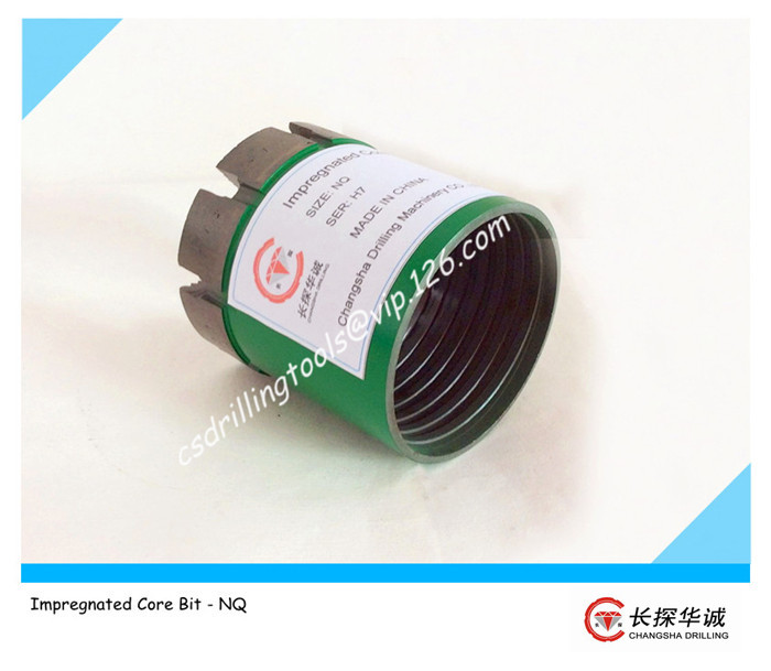 NQ Impregnated diamond core bit NQ Impregnated diamond core bit