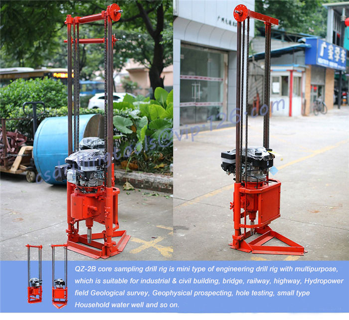Mini core drill rig machine